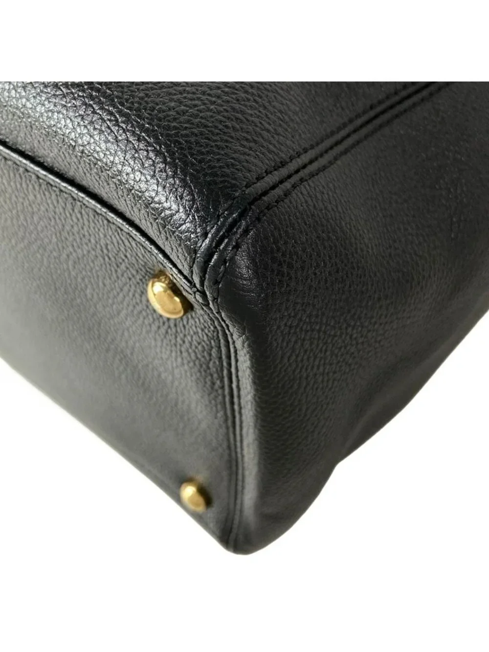 Chanel Tote Executive Line Black Gold Leather